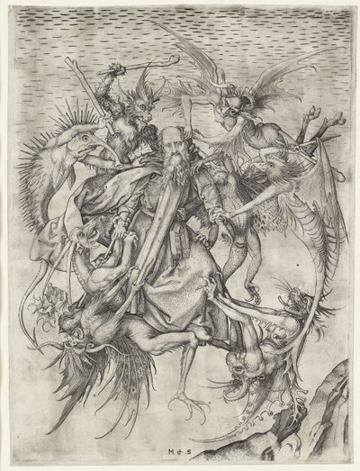 The Tribulations of St Anthony by Martin Schongauer